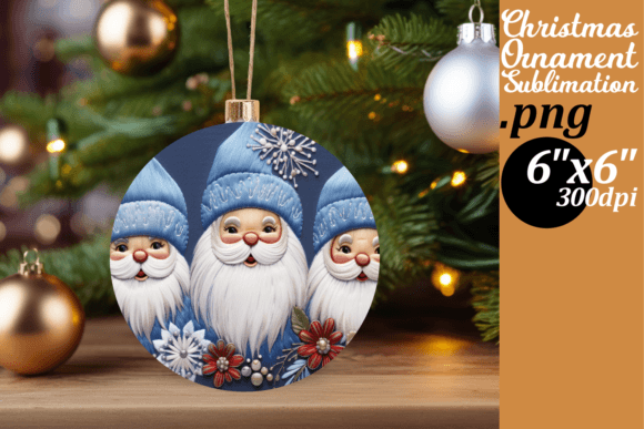 3D Xmas Embroidery Rounds