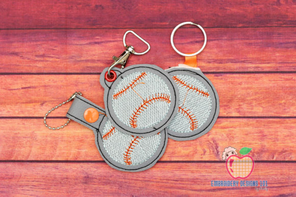 Baseball ITH Keyfob