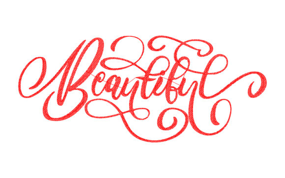 Beautiful Letter Embroidery