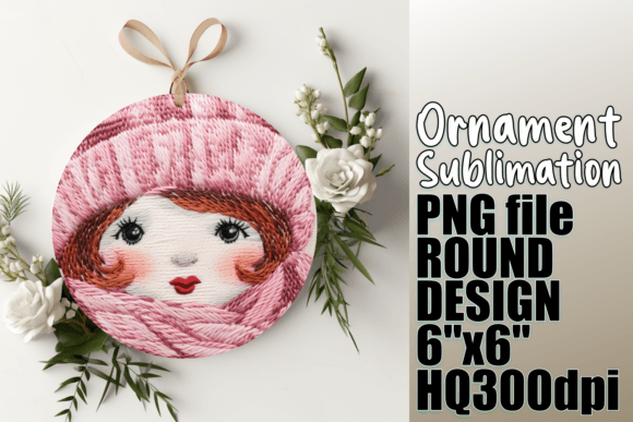 Xmas 3D Embroidery Circles